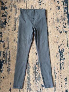 Athleta Elation Rib Tights in Slate Blue-Grey